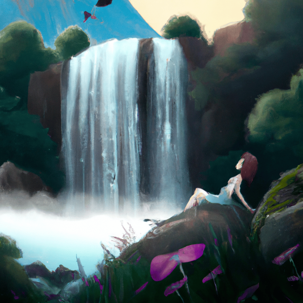 Imagem de capa do post Descubra o Significado de Sonhar com Cachoeira Linda! com um desenho digital