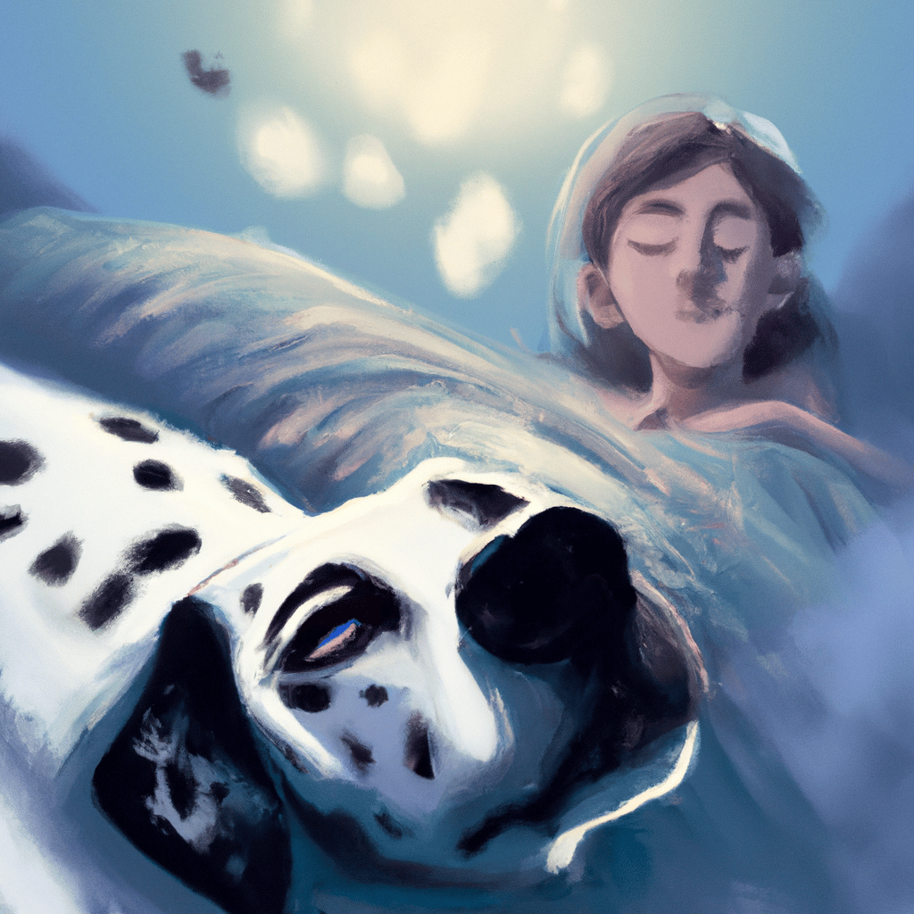 Imagem de capa do post Descubra o Significado de Sonhar com Cachorro Dalmata! com um desenho digital