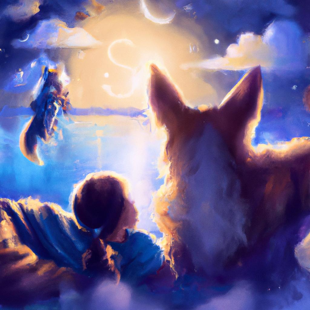 Imagem de capa do post "Sonhar com Cachorro e Gato: Descubra o Significado!" com um desenho digital
