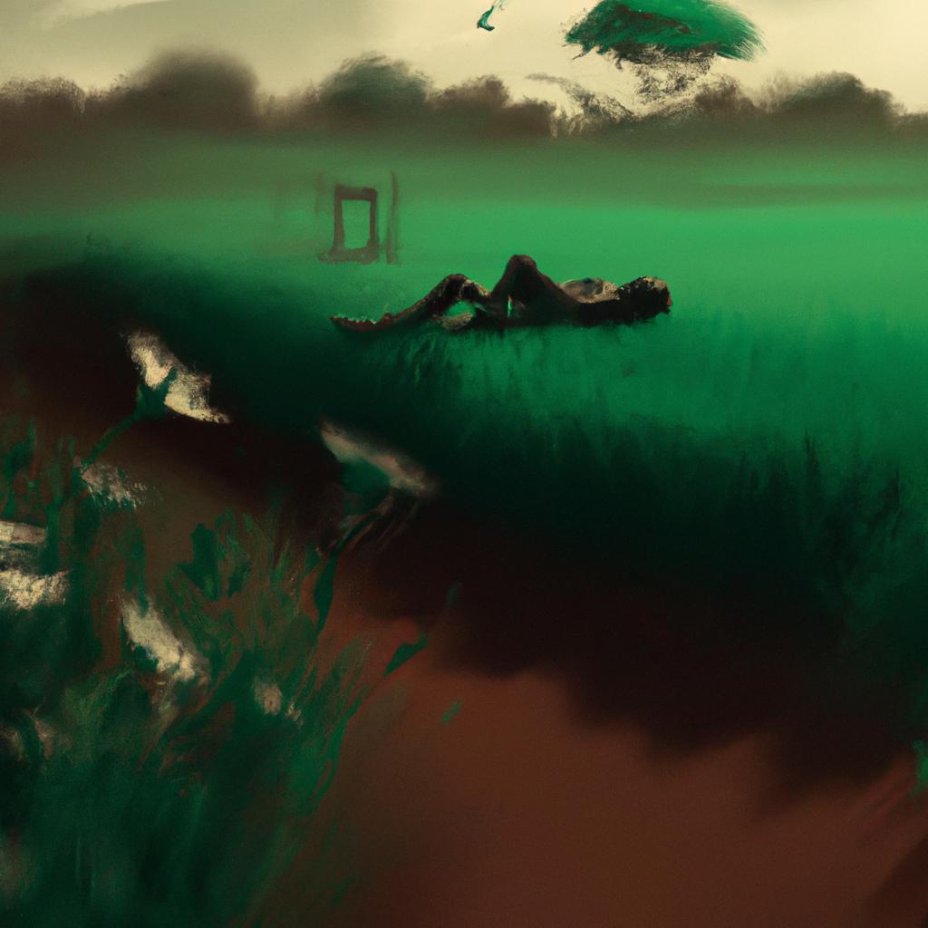 Imagem de capa do post "Sonhar com Campo Verde: Descubra o Significado Oculto!" com um desenho digital