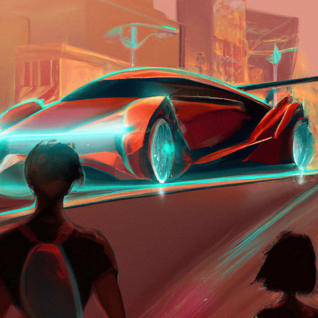 Imagem de capa do post "Descubra o Significado de Sonhar com Carro Batendo" com um desenho digital