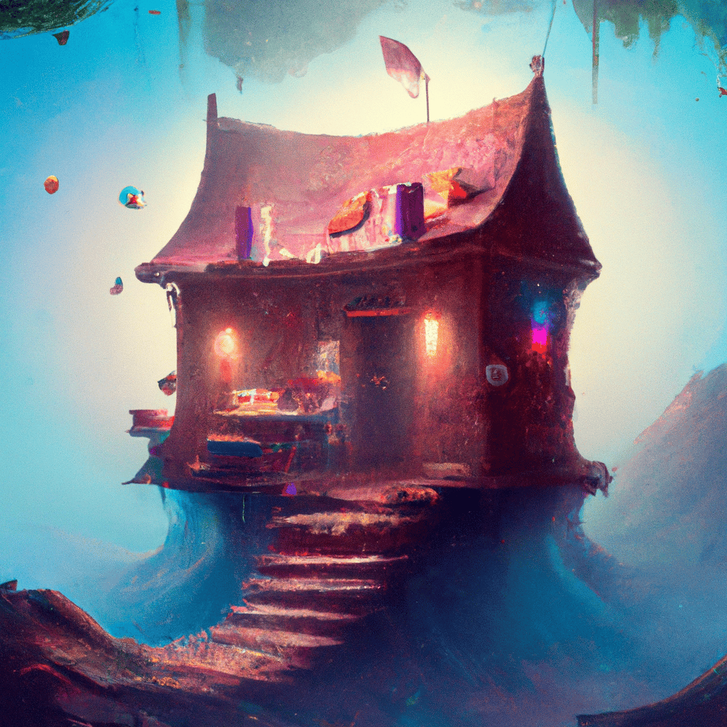 Imagem de capa do post "Descubra o Significado de Sonhar com Casa Velha: Livro dos Sonhos" com um desenho digital
