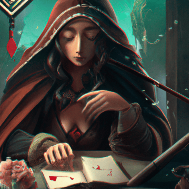 sonhar com cigana lendo cartas2