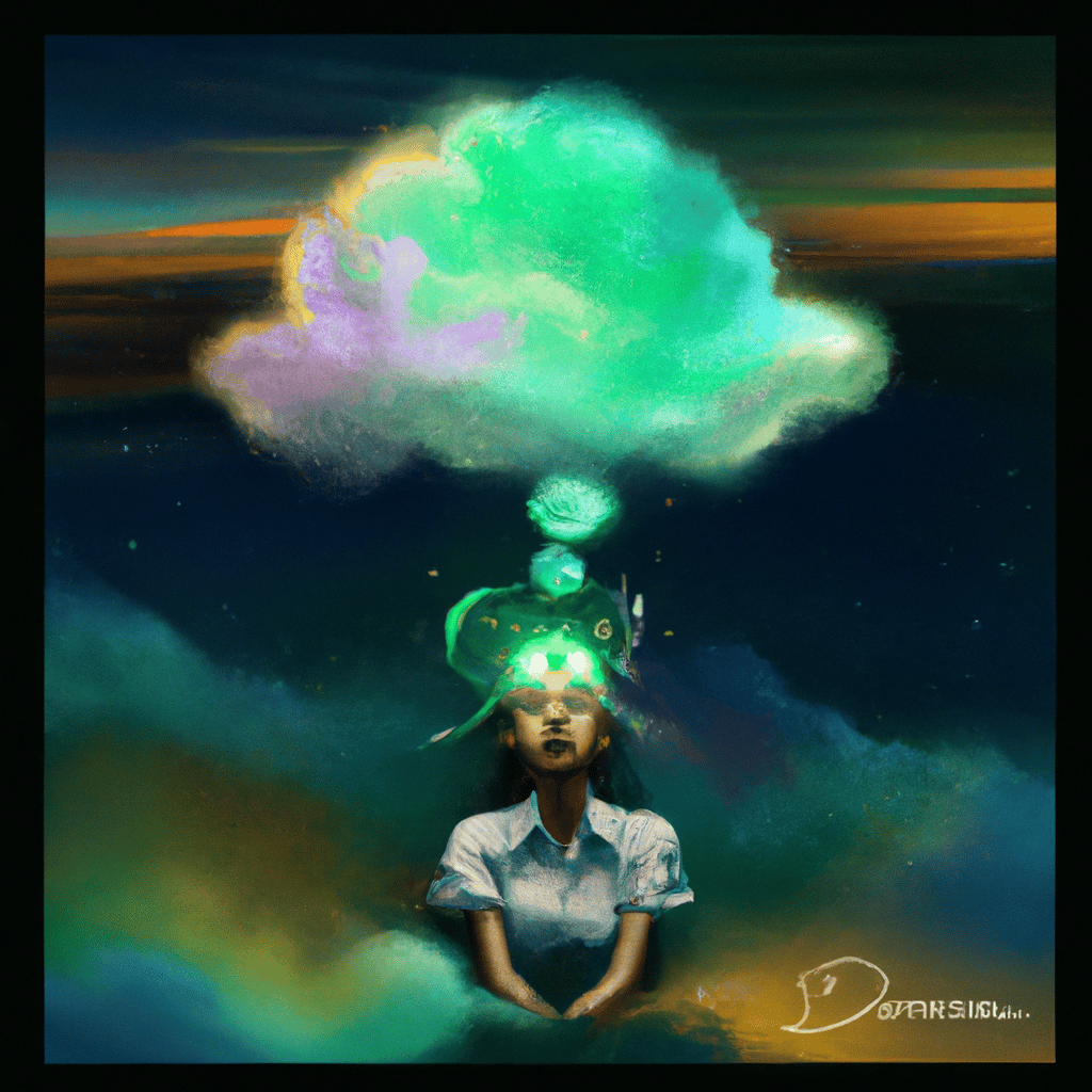 Imagem de capa do post "O Que Significa Sonhar com Doente Mental? Descubra Agora!" com um desenho digital
