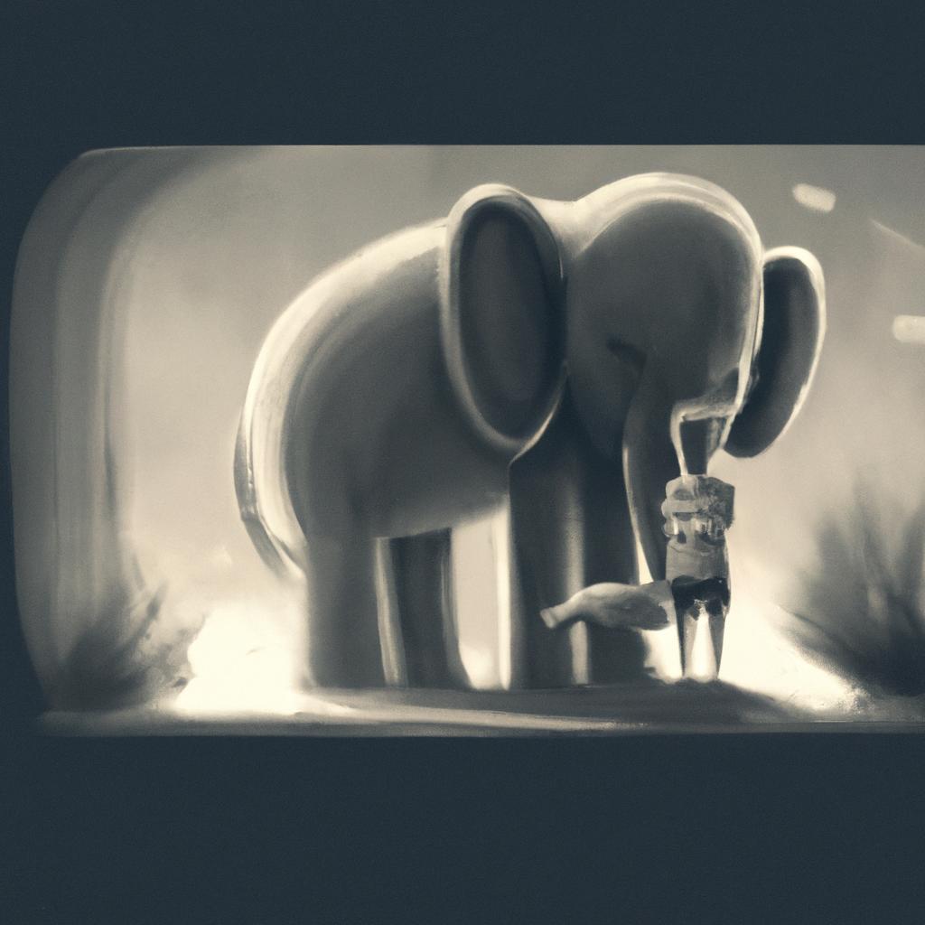 Imagem de capa do post Descubra o Significado de Sonhar com Elefante Cinza! com um desenho digital