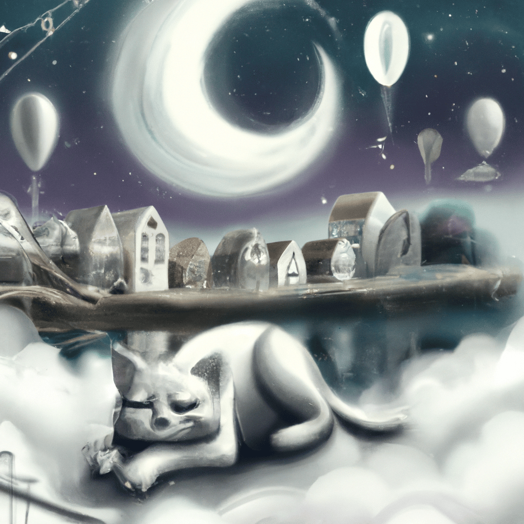 Imagem de capa do post Descubra o Significado de Sonhar com Gato Cinza e Branco! com um desenho digital