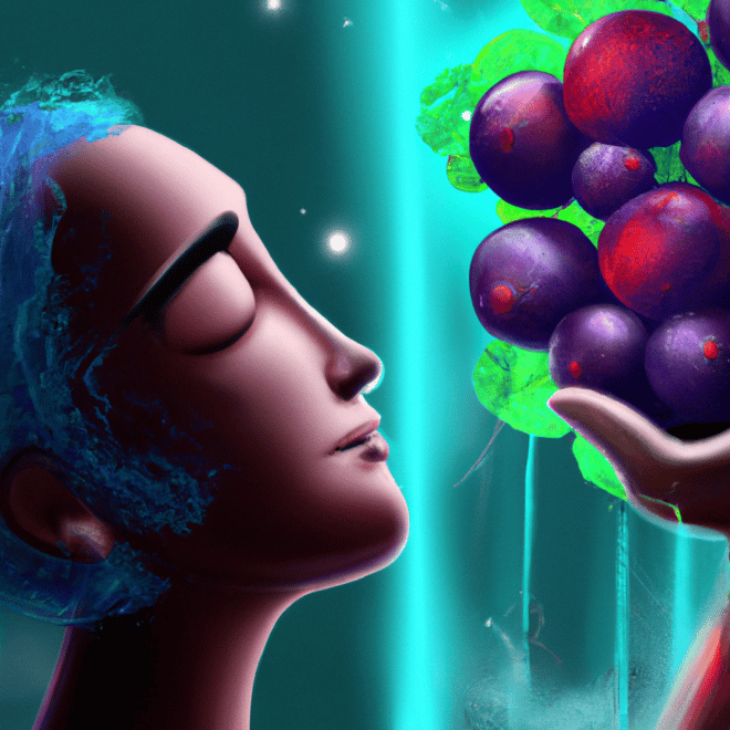 Imagem de capa do post Significado dos Sonhos: Jabuticaba Madura com um desenho digital