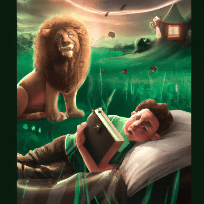 sonhar com leao livro do sonho3