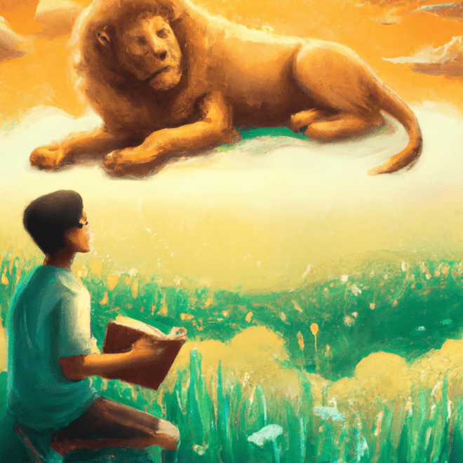 sonhar com leao livro do sonho4