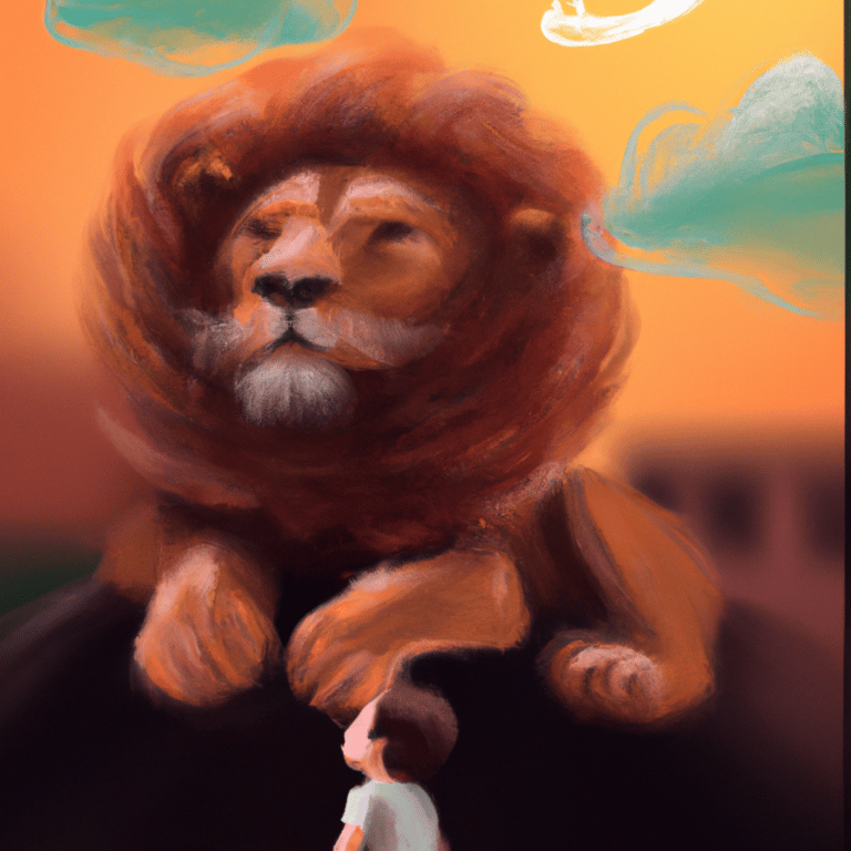 sonhar com leao significado3