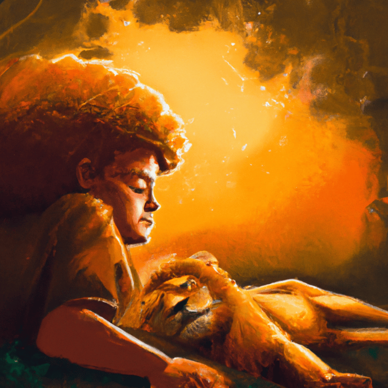 sonhar com leao significado4