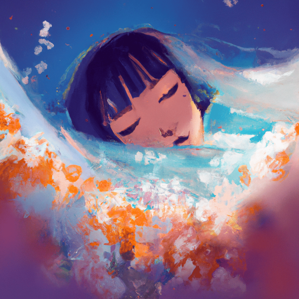 Imagem de capa do post "Descubra o que Significa Sonhar com Lençol Florido!" com um desenho digital