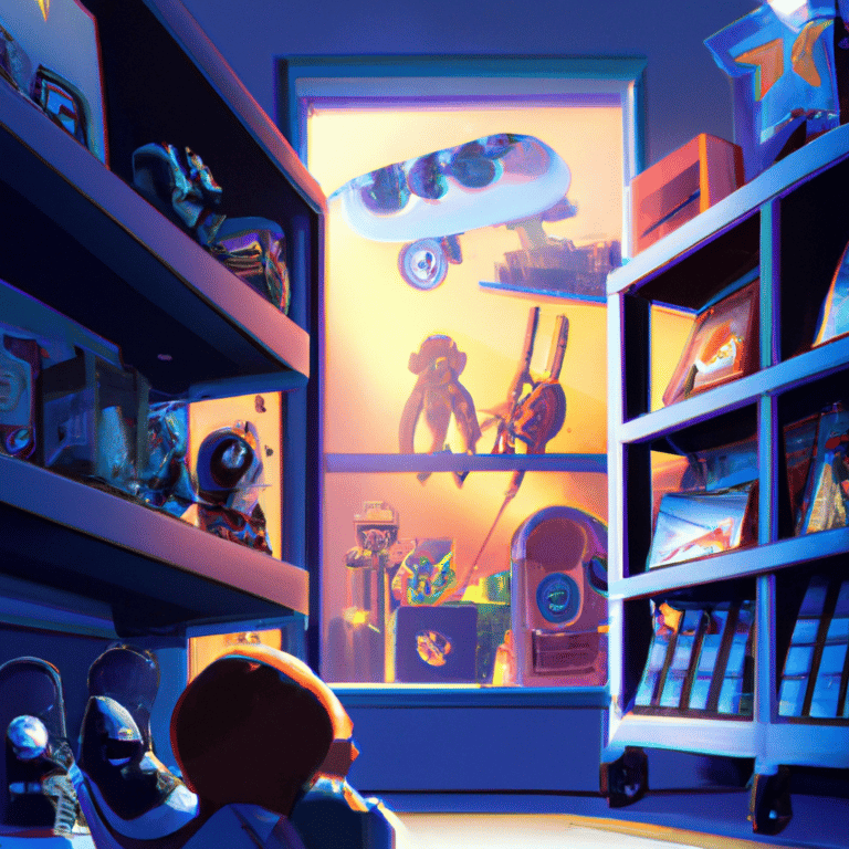 Imagem de capa do post Quando você sonha com loja de brinquedos, o que significa? com um desenho digital