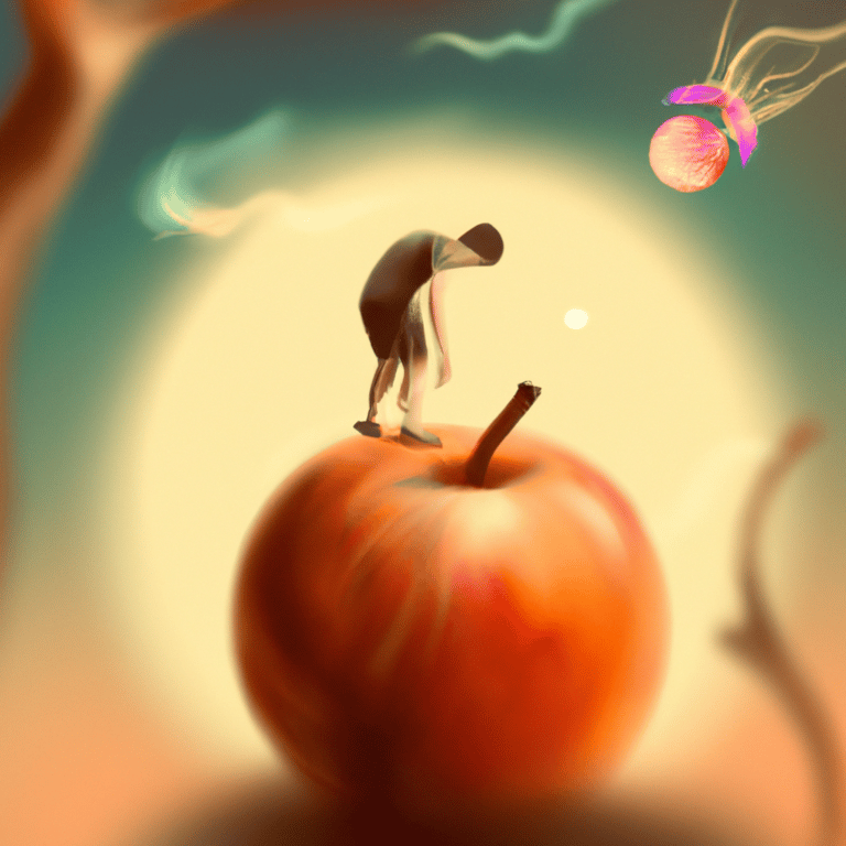 Imagem de capa do post Significado dos sonhos: descubra o que significa sonhar com maçã no jogo do bicho com um desenho digital