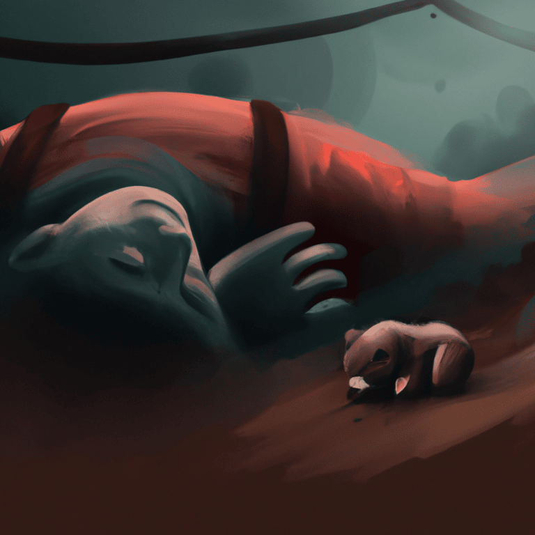 Imagem de capa do post Sonhar Com Macaco Morto: O Que Significa? com um desenho digital