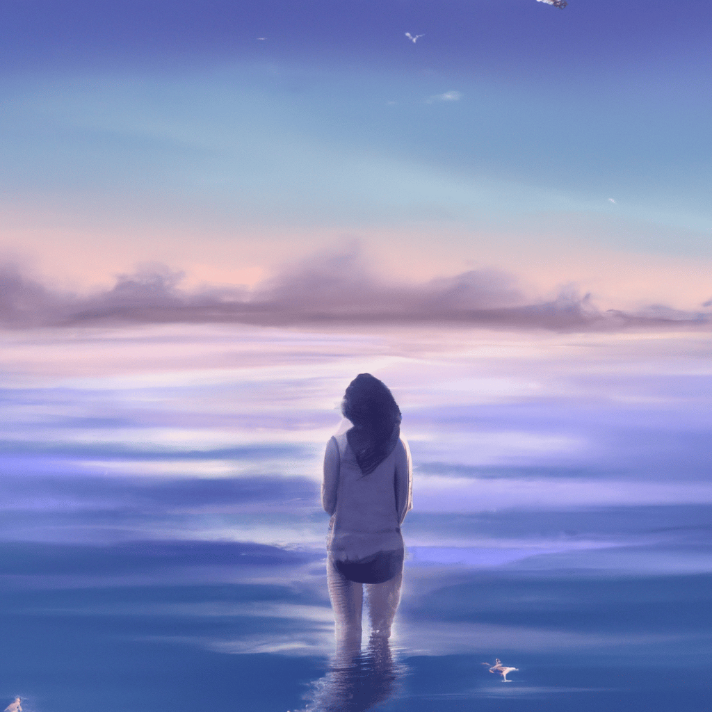 Imagem de capa do post Descubra o que Significa Sonhar com Mar Calmo e Limpo! com um desenho digital