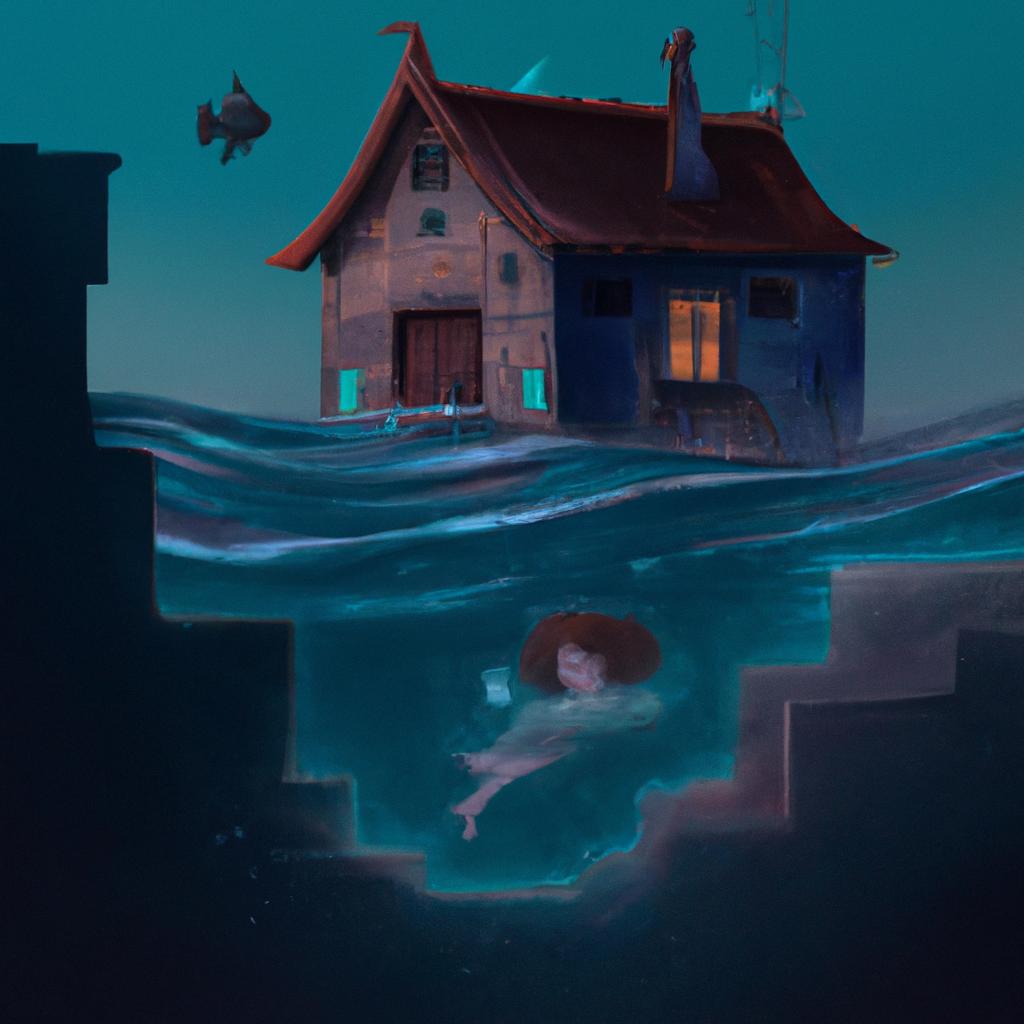 sonhar com mar invadindo casas