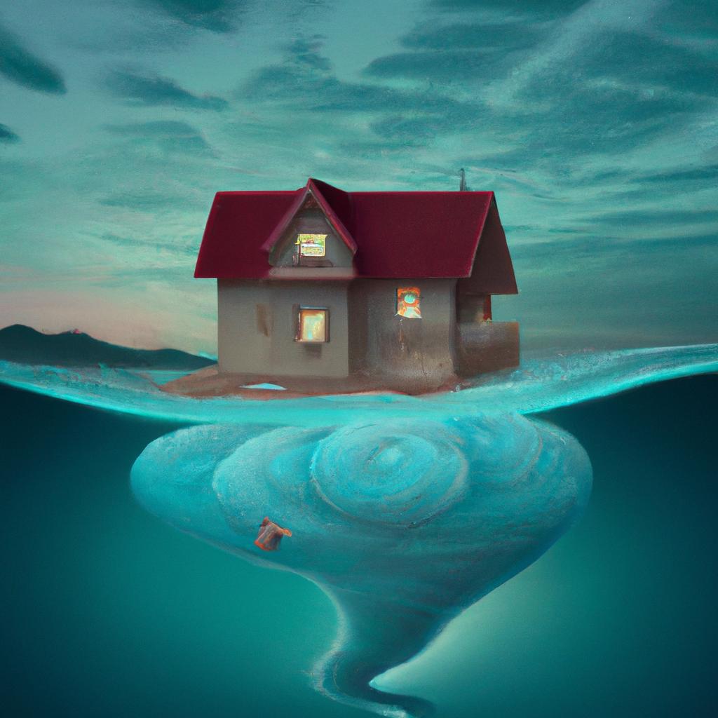 ilustação digital de 

 Sonhar com Mar Invadindo Casas: o Significado de um Sonho Estranho! 
