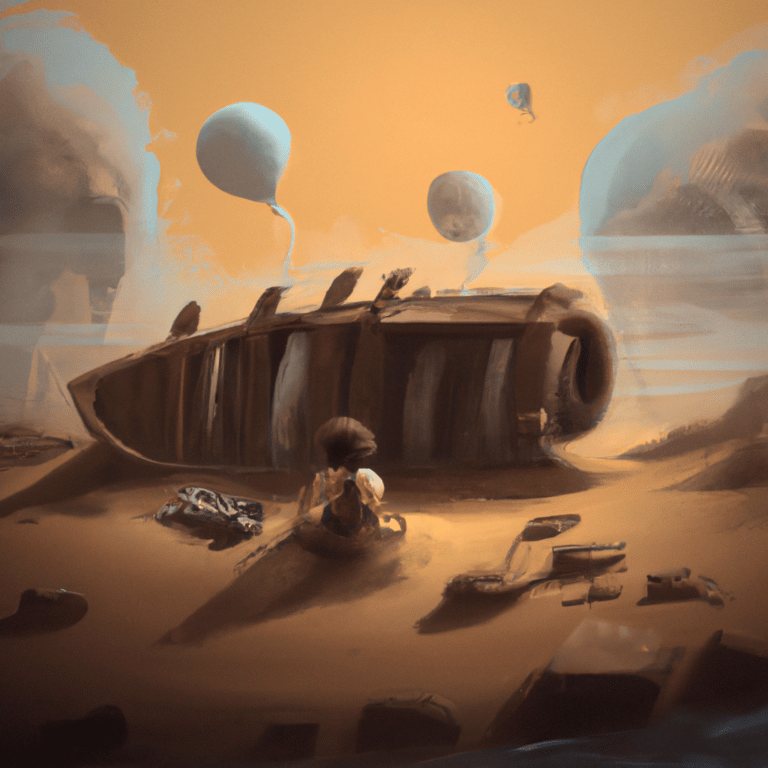 Imagem de capa do post Sonhar com um Mar Seco Pode Simbolizar a Falta de Algo em sua Vida com um desenho digital