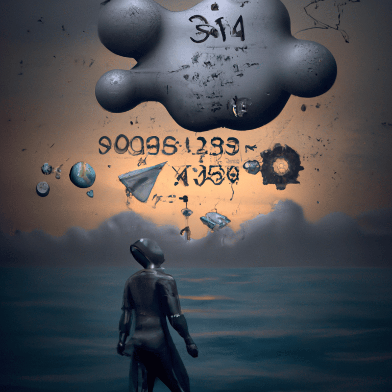 Imagem de capa do post O que significa sonhar com matemática? com um desenho digital