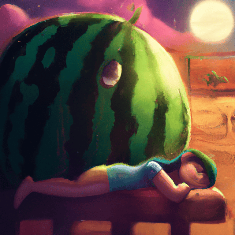 Imagem de capa do post "Quer saber o que significa sonhar com melancia jogo do bicho? Descubra agora!" com um desenho digital