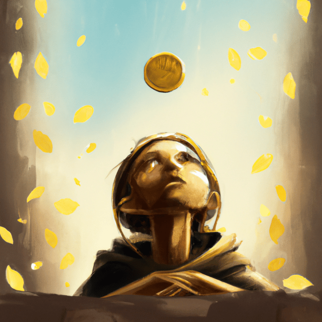 Imagem de capa do post significado de sonhos: Sonhar com moeda o que significa com um desenho digital