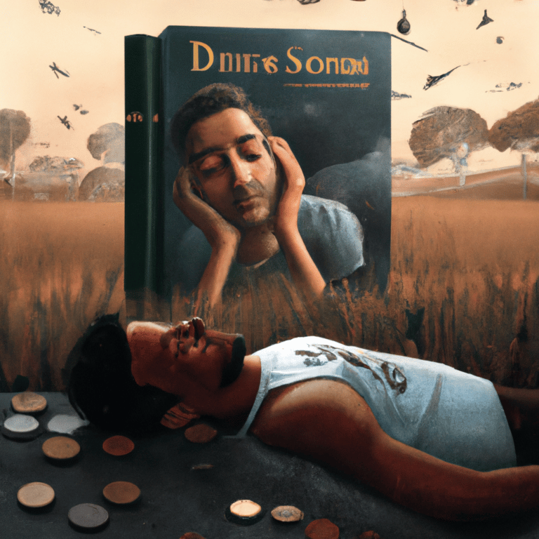 Imagem de capa do post Sonhar com moedas: o livro dos sonhos para interpretação de significados com um desenho digital