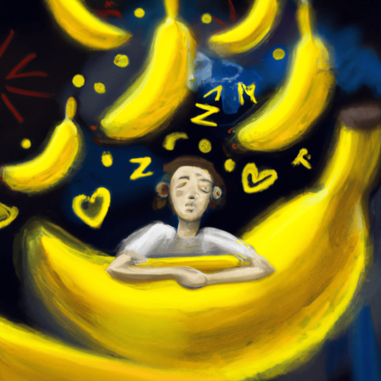 Imagem de capa do post Sonhar com muita banana: o que significa? com um desenho digital