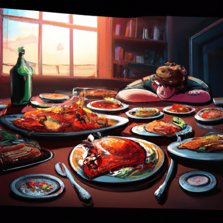 sonhar com muita comida na mesa2