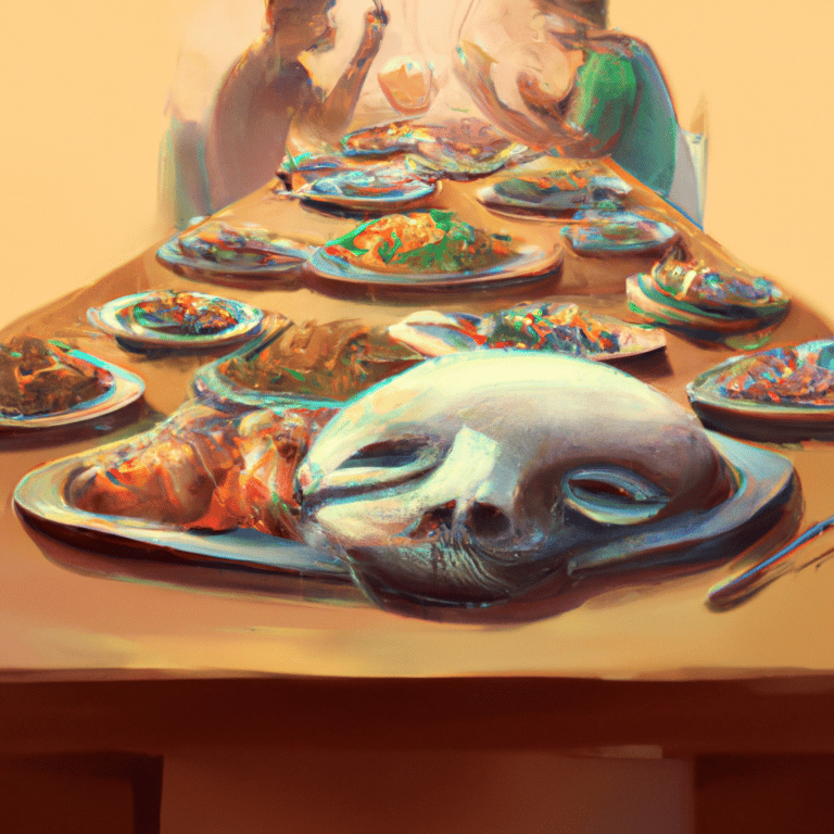 sonhar com muita comida na mesa3