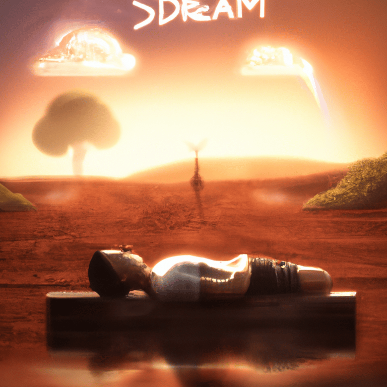 Imagem de capa do post "Descubra o que significa sonhar com muita terra!" com um desenho digital