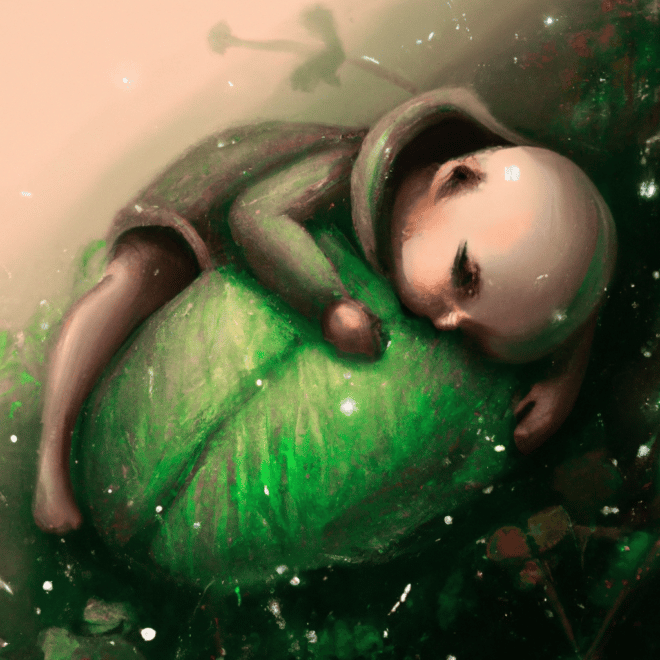 Imagem de capa do post Descubra o Significado de Sonhar com Neném Nascendo! com um desenho digital