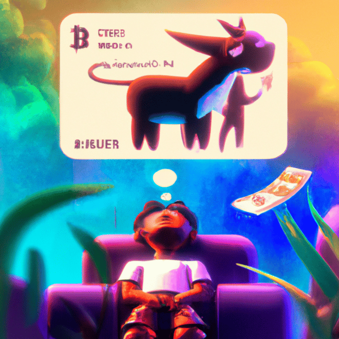 Imagem de capa do post Sonhar com nota de 20 reais: o que significa para o jogo do bicho? com um desenho digital