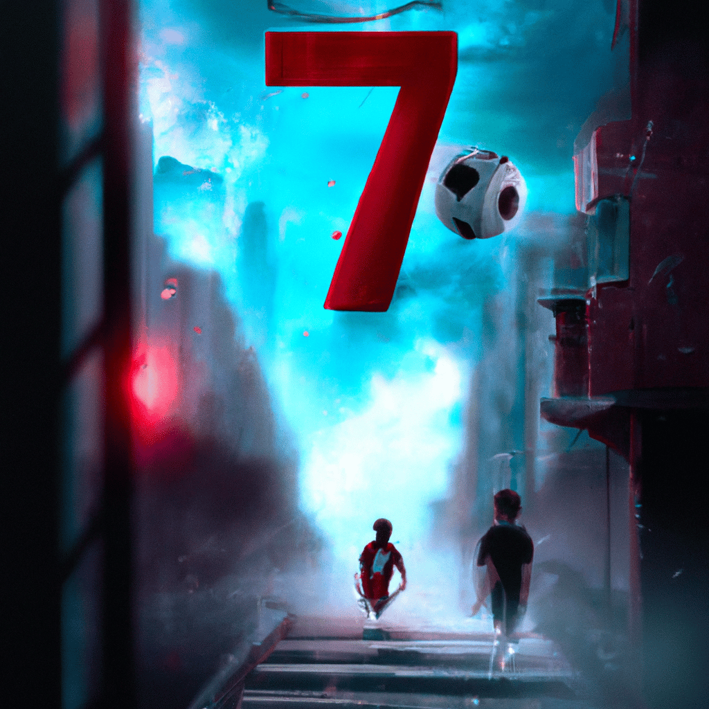 Imagem de capa do post "Sonhar com o Número 7: Descubra seu Significado Real"! com um desenho digital