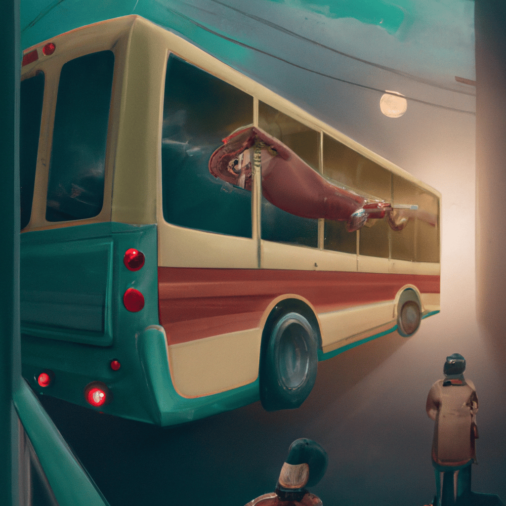Imagem de capa do post "Descubra o Significado de Sonhar com Onibus Caindo: Mistério Revelado!" com um desenho digital