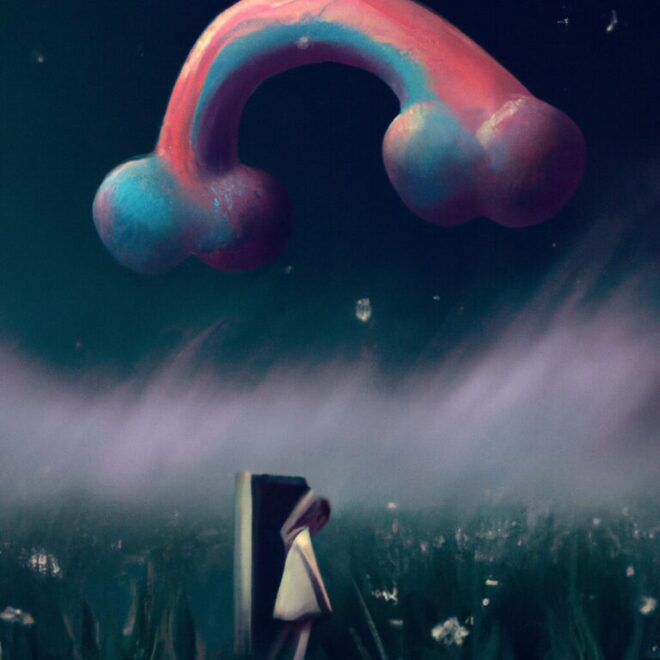 Imagem de capa do post Sonhar com orelhão: O que significa? com um desenho digital