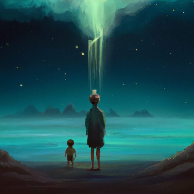 Imagem de capa do post Os Sonhos Podem Prever a Separação Dos Pais? com um desenho digital