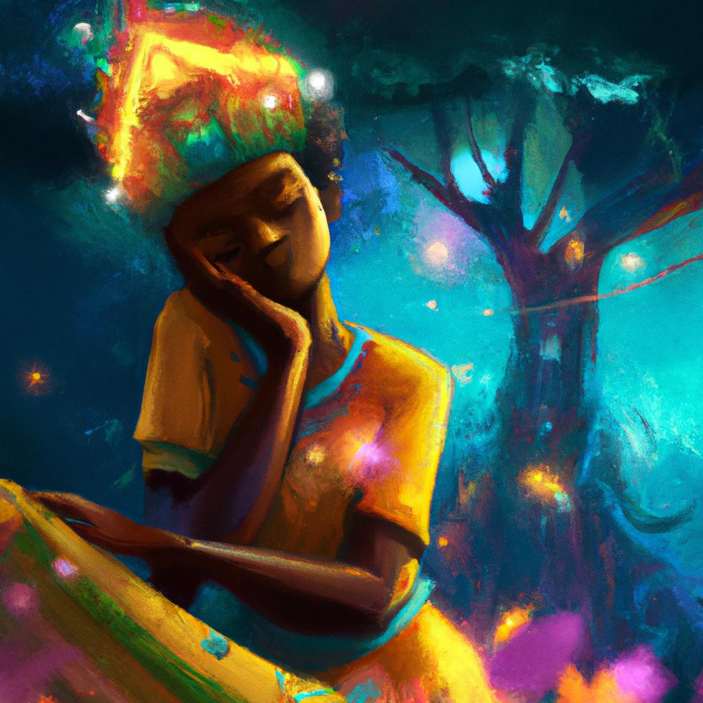 Imagem de capa do post "Descubra o Significado de Sonhar com Oxumarê: Chave para Seu Bem-Estar" com um desenho digital