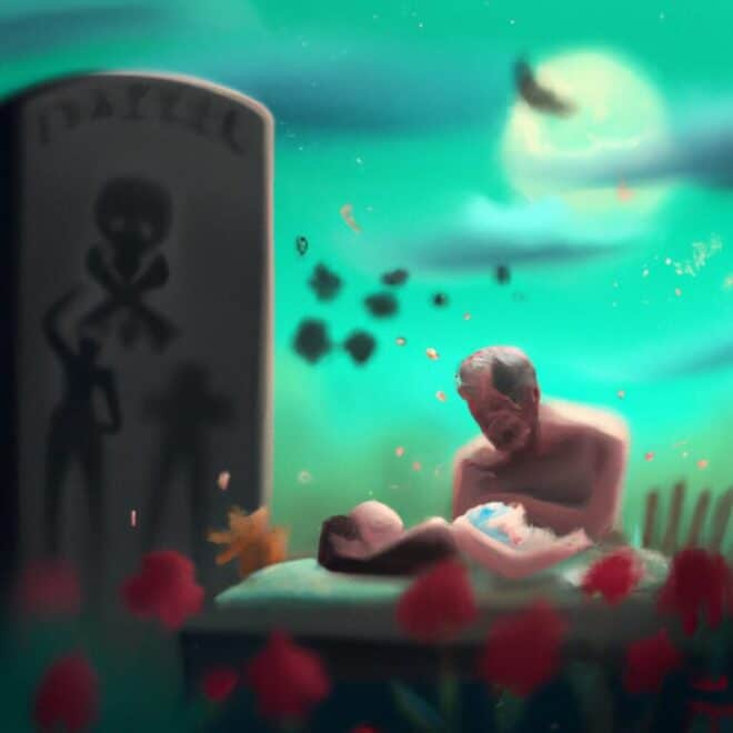 Imagem de capa do post 5 Dicas para Interpreter Sonhos em Que o Pai Morre com um desenho digital