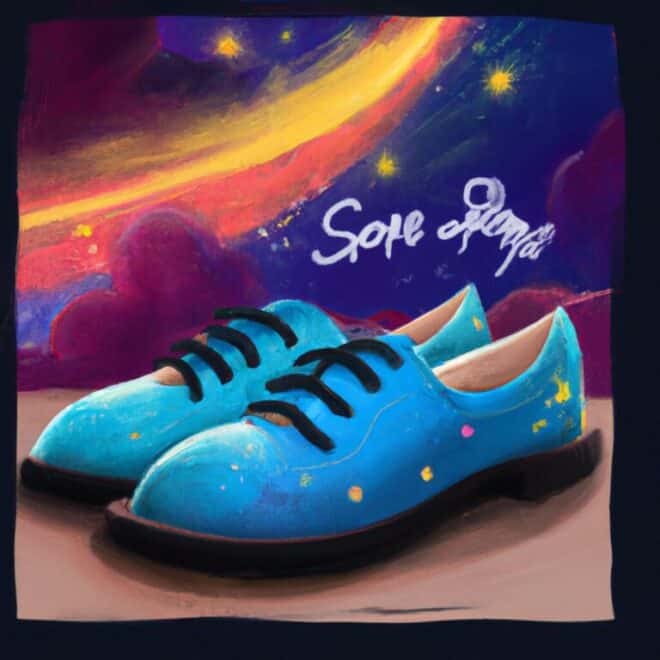 Imagem de capa do post 5 dicas para interpretar o que significa sonhar com um par de sapatos com um desenho digital