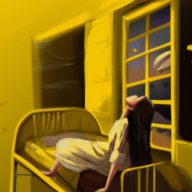 Imagem de capa do post Sonhar Com Parede Amarela: O Que Significa? com um desenho digital