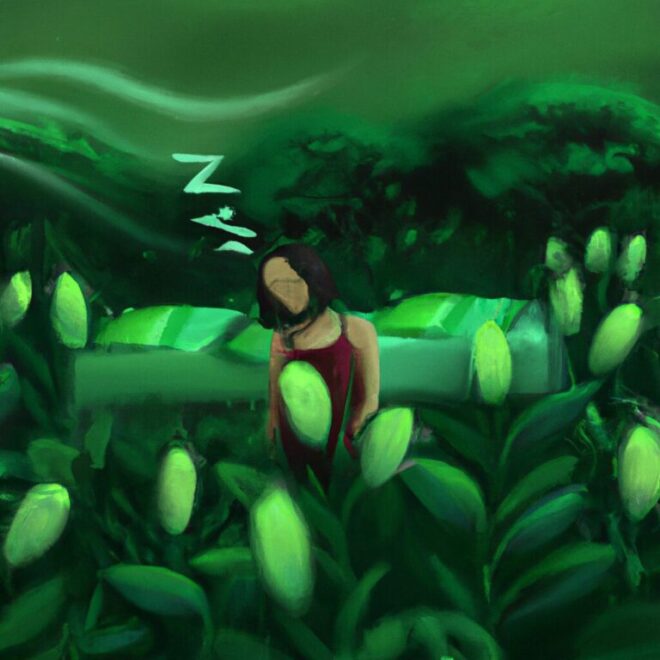 Imagem de capa do post Sonhar com Parede Verde: O Que Significa? com um desenho digital
