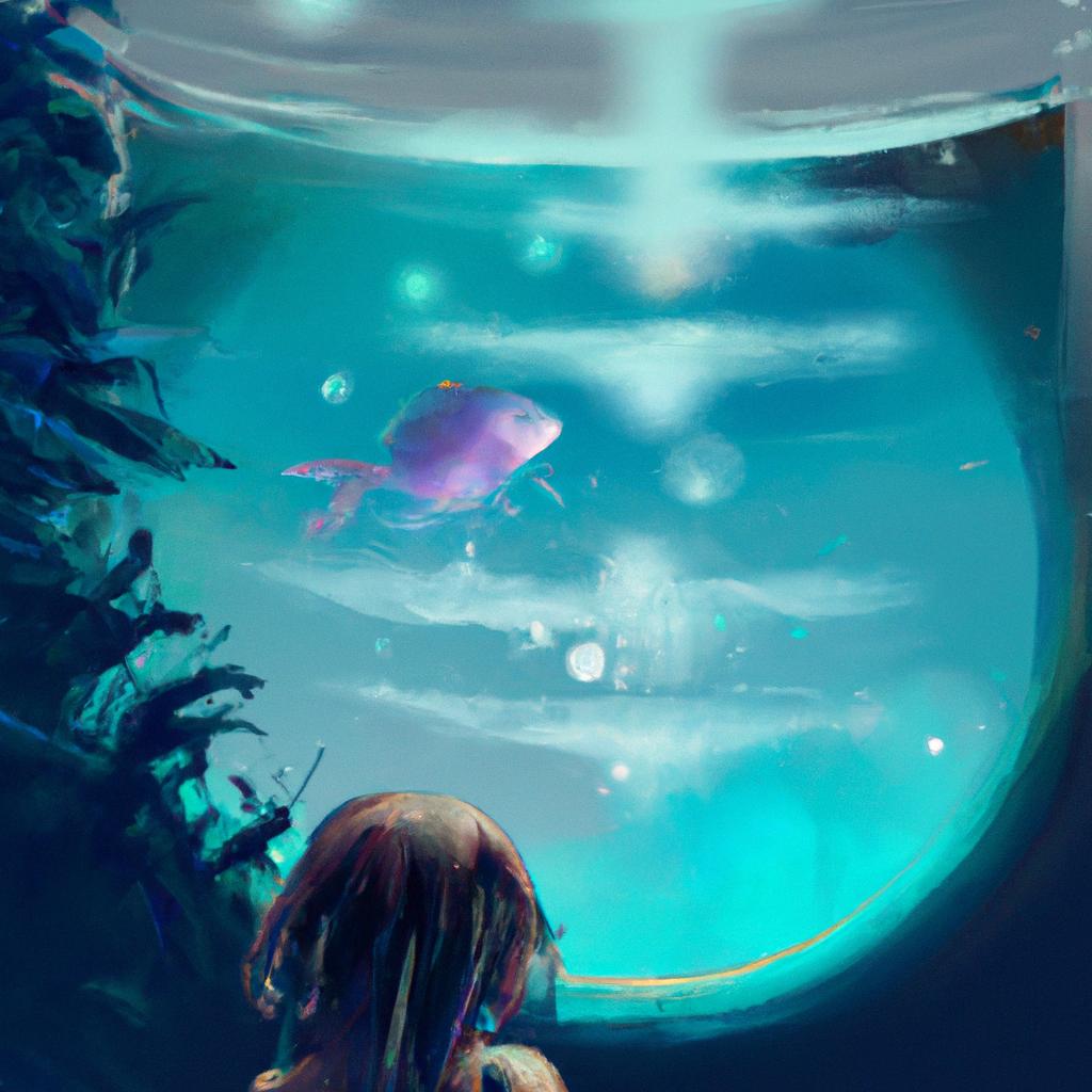 Imagem de capa do post "Sonhar com Peixe e Água Suja: Entenda o Significado!" com um desenho digital