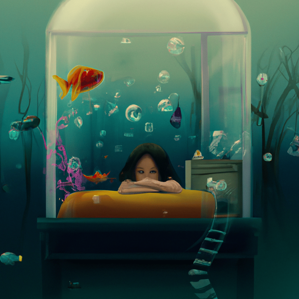 Imagem de capa do post Descubra o que Significa Sonhar com Peixe Fora do Aquário! com um desenho digital