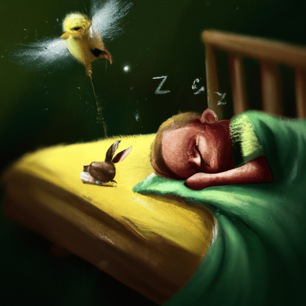 Imagem de capa do post "Sonhar com Pintinho Morto: Descubra o Significado!" com um desenho digital