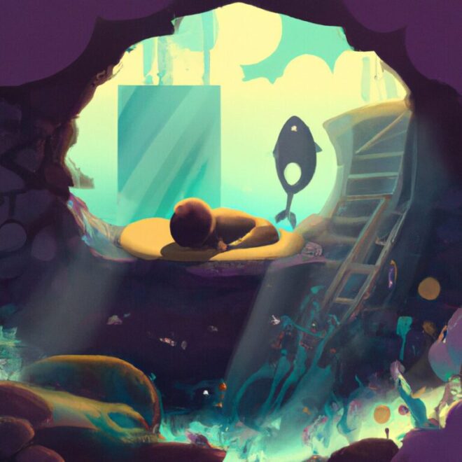 Imagem de capa do post Como interpretar um sonho com poço fundo e seco? com um desenho digital