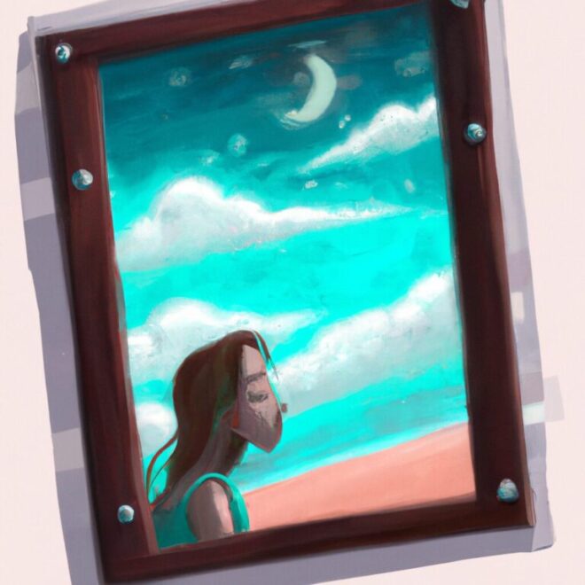Imagem de capa do post "As Pessoas Mais Famosas Que Já Sonharam Com Porta-Retratos" com um desenho digital