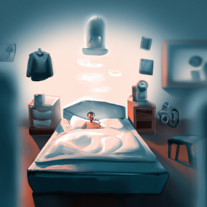 Imagem de capa do post Descubra o que significa sonhar com quarto de outra pessoa! com um desenho digital