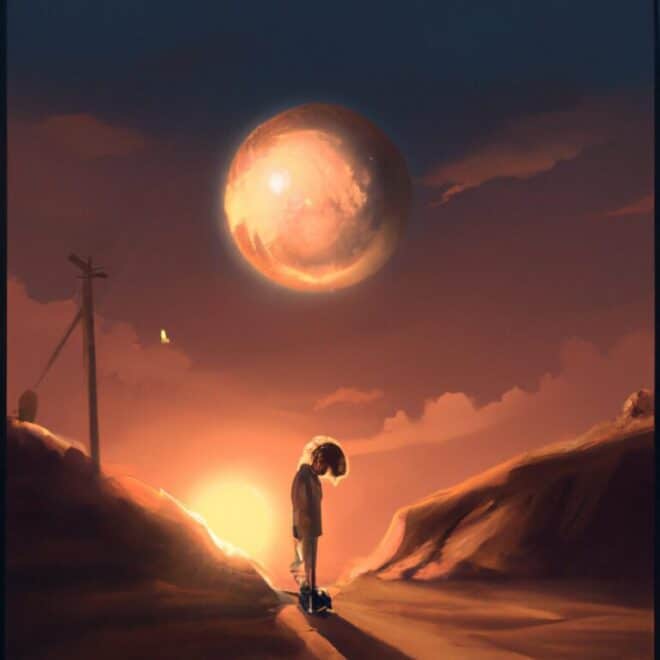 Imagem de capa do post Sonhar com Revelação: O Que Significa? com um desenho digital