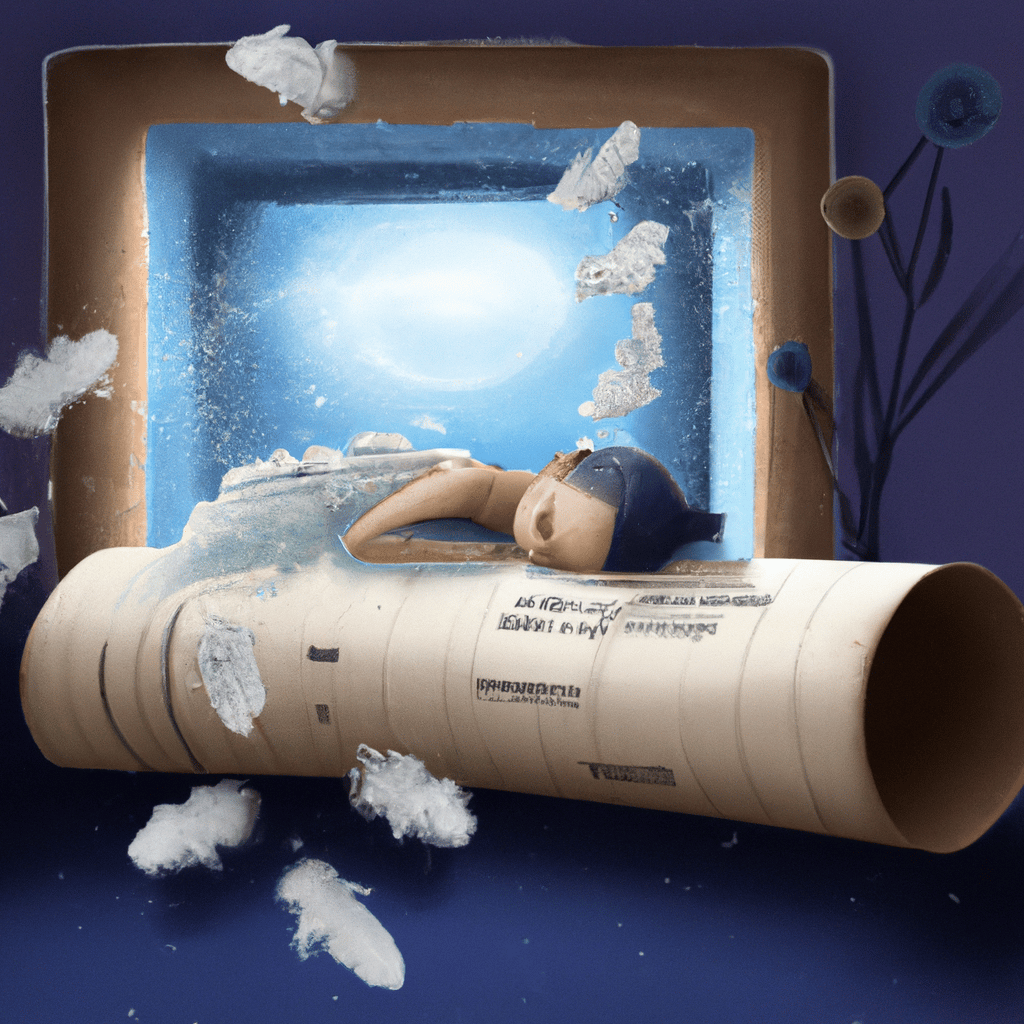 Imagem de capa do post "Descubra o Significado do Sonho com Rolo de Papel Higiênico!" com um desenho digital